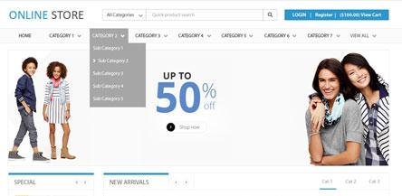 Online eCommerce Retail Store